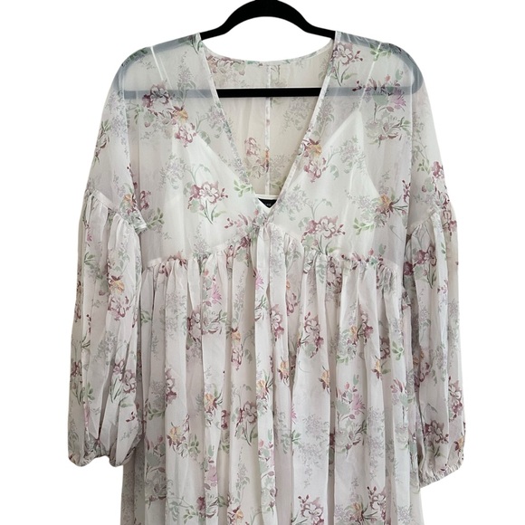 MAJORELLE The Foat Midi Dress in Lavender Floral - Picture 7 of 14